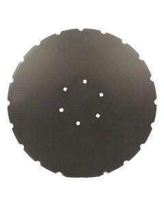 Disque cr&eacute;nel&eacute; 510x4mm, 6 trous, 690153508 pour d&eacute;chaumeur HE-VA Disc Roller, pi&egrave;ce interchangeable