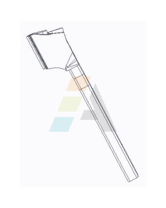 Rasette HR G DD SO, 018526 - 918526, gauche, pour semoir Sulky - SKY Easydrill, pi&egrave;ce origine carbure