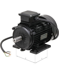 Moteur &eacute;lectrique 4CV, 400V, arbre &Oslash;28 mm, 140x160 mm