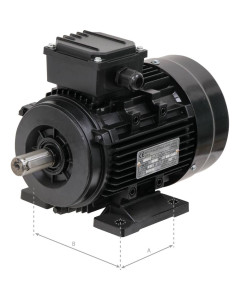 Moteur &eacute;lectrique 2CV, 400V, arbre &Oslash;24 mm, 100x140 mm