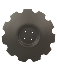 Disque cr&eacute;nel&eacute; 560x6 mm, 4 trous, pour d&eacute;chaumeur METAL-FACH U740 - BONNEL, POD-OGL-000718, pi&egrave;ce interchangeable