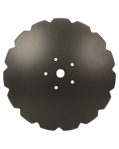 Disque Crenflex cr&eacute;nel&eacute; 610x6 mm, 5 trous, 851011798, pour Gr&eacute;goire & Besson Discoflex, pi&egrave;ce interchangeable