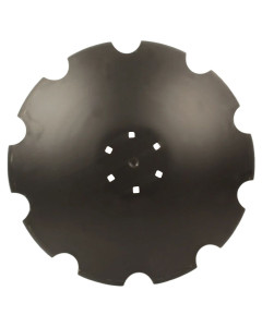 Disque cr&eacute;nel&eacute; 620x5 mm, 3490466, 6 trous, pour LEMKEN Rubin, pi&egrave;ce interchangeable