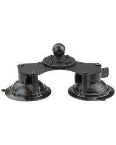 Base &agrave; double ventouse Twist-Lock avec boule-rotule, taille B, RAM