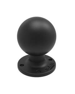 Base plaque ronde &Oslash;6,35 avec boule-rotule, taille D, RAM