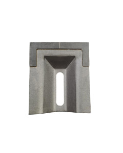 D&eacute;crottoir 100x90x4, pour AMAZONE, 960279, plaquette carbure, pi&egrave;ce interchangeable