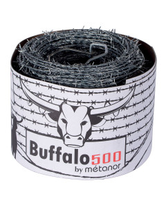Ronce, fil barbel&eacute; 2 fils, &Oslash;1.7mm, bobine 500M