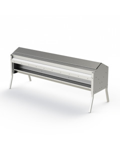 Barri&egrave;re libre service &agrave; barres obliques 2 &agrave; 7 m&egrave;tres acier galvanis&eacute; &agrave; chaud