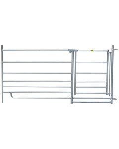 Claie Steckfix avec porte, Lg.1,83 X H.0,90 m&egrave;tres