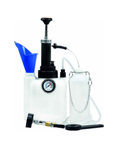 Vidangeur de circuit de frein pneumatique 3 litres avec bouteille de r&eacute;cup&eacute;ration 1 litre, DRAKKAR