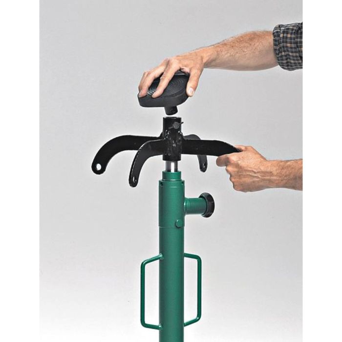 Cric de fosse 300 kg pour boite de vitesse, hauteur maxi 1930 mm, piston Ø25 mm, Compac