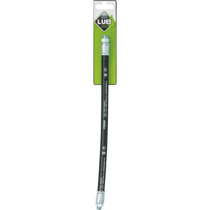 Flexible caoutchouc armé Ø12 mm, filetage M10, longueur 300 mm, UNIVERSEL