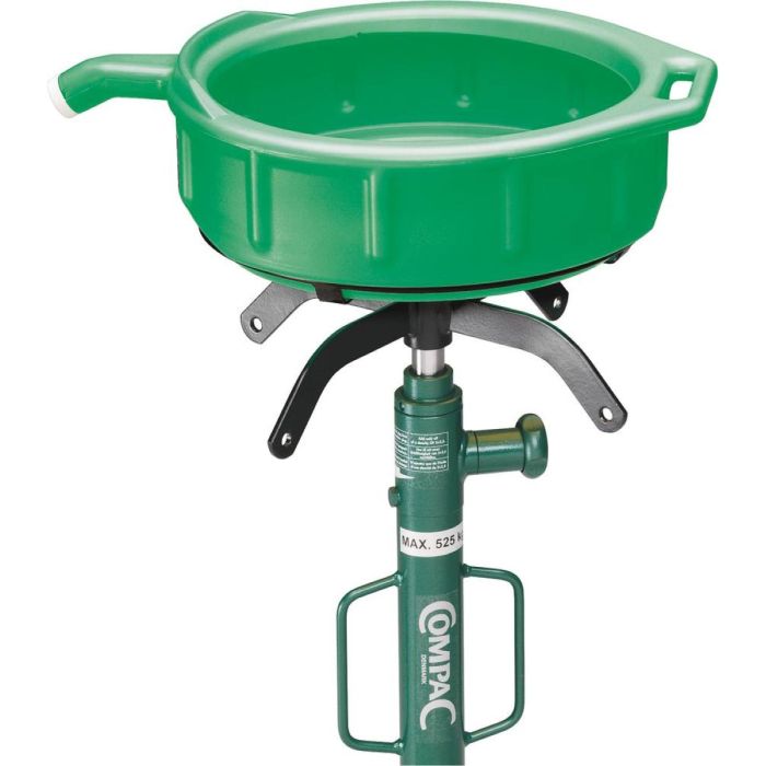 Bac de vidange pour cric de fosse 1T, diamètre 35 mm, Compac