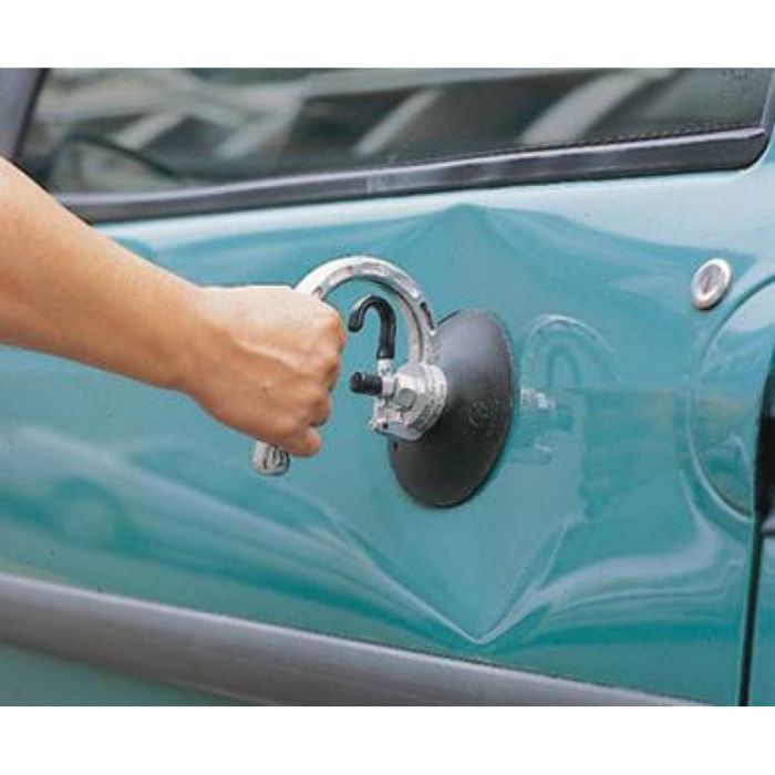 Ventouse débosselage Ø75 mm, aluminium avec gâchette de relâche, capacité 10 kg, DRAKKAR