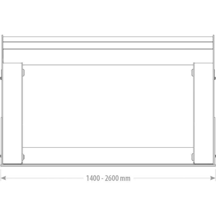 Godet de déversement en pointe MHTBMB, 1.40 à 2.60 mètres, 1.26 à 2.48 m², sans coupleur hydraulique, MANUTOSORE