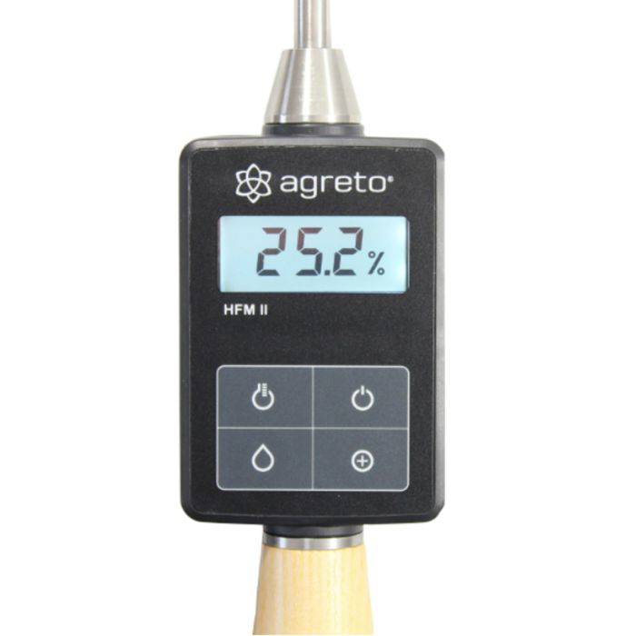 Sonde d'humidité et de température pour foin et paille, sonde de 25 à 200 cm, HFM II, AGRETO