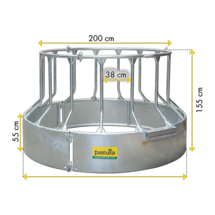 Ratelier circulaire anti gaspillage, 15 places, 303577, PATURA