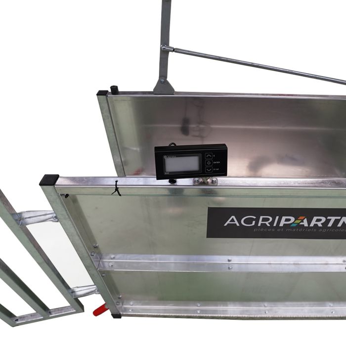 Cage de contention et de pesée pour veaux, moutons et cochons, capacité 300 Kg, AGRETO