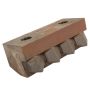 Marteau carbure type 250 OBX 4P BIG pour broyeur de pierres BUGNOT BP et BPE, pièce origine