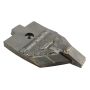 Pointe avec plaquette carbure et rechargement, pour déchaumeur à dents, cultivateur, LEMKEN Smaragd/Thorit/Topas/Religieux, 120x20 mm, 3374388, pièce interchangeable