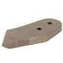 Pointe gauche avec plaquettes carbure gamme INTÉGRALE pour KUHN - HUARD, 622165 - 622129 - 622175, pièce interchabgeable