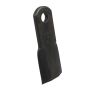 Couteau droit pour broyeur, débrousailleuse FRONTONI, FERRI, NOBILI, 132x40x8mm, trou Ø16,5mm, 8007 - 0901149, pièce interchangeable