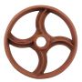 Roue ondulée Ø 500×70, largeur 100mm, 4 branches, RFT50752, Cambridge Quivogne, pièce origine