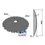 Disque semeur, 350x4mm, 90085510Z, pour semoir Rabewerk, NIAUX 200
