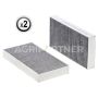 Filtre habitacle charbon actif SC 8050 KITCA, HIFI FILTER