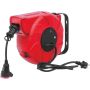 Enrouleur électrique automatique puissance 1800W - 1200W, câble 3G1,5 mm², 16m+2m, DRAKKAR