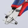 Pince coupante de côté pour électronique, capacité de coupe Ø 1,6-1,2-0,6 mm, KNIPEX, 77 02 115 SB