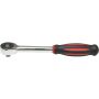 Cliquet 60 dents 1/2" réversible à manche rotatif, poignée ergonomique bi-matière, DRAKKAR