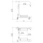 Chariot de montage de roues 1600 Kg, COMPAC