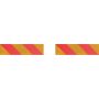 Jeu de 2 plaques ABS antichoc europe camion pour remorques et semi-remorques, 565x195 mm