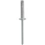 Rivet alu/acier tête plate - en lot de 50 pièces KLIPPER