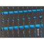 Servante d'atelier 6 tiroirs, avec 147 outils, charge maxi 250 kg, STILKER