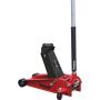 Cric rouleur 3T, hauteur 128x465 mm, double piston, DRAKKAR