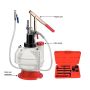 Réservoir pour remplissage d'huile de transmission 7,5 litres avec 8 adaptateurs, DRAKKAR