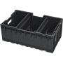 Bac de rangement 35 litres Drak'connect One avec 2 séparateurs amovibles, 576x359x237mm, DRAKKAR