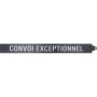 Lamelle "Convoi Exceptionnel" pour rampe de signalisation LED sans fil, convoi agricole & exceptionnel