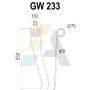 Dent de faneuse pour STOLL, R 281, pièce interchangeable