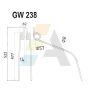 Dent d'andaineur pour CLAAS, 9020830, pièce interchangeable