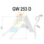 Dent de faneuse droite pour NIEMEYER, 600061, pièce interchangeable