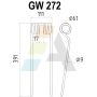 Dent de faneuse pour ZWEEGERS, PZ 272, PZ-272, pièce interchangeable