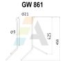 Griffe de semoir pour POTTINGER, 853850720, 00 853.85.072.0, 853.85.072.0, pièce interchangeable