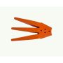 Demi-quart étoile plastique pour doigts KRESS, MAXI-ULTRA, Ø 1000 mm, orange, souple, avec vis et écrous, viticulture et pépinière