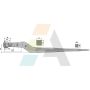 Doigt de fourche contre-coudé, fixation filetée M22x1.5, longueur 820mm, Ø 36mm, pièce interchangeable