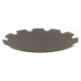 Disque générique 560x4 mm, entraxe 98 mm, méplat 170 mm, 5 trous, pièce interchangeable
