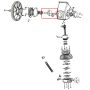 Clips de vilebrequin pour compresseur ved355, VED355050, PRODIF EXPERT