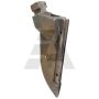 Soc de fertiliseur entraxe 115 mm, trous 7 mm, pour semoir KUHN - NODET, BLA0146, pièce interchangeable